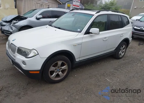2007 BMW X3 3.0Si z USA, uszkodzony, nr VIN WBXPC93487WJ00995